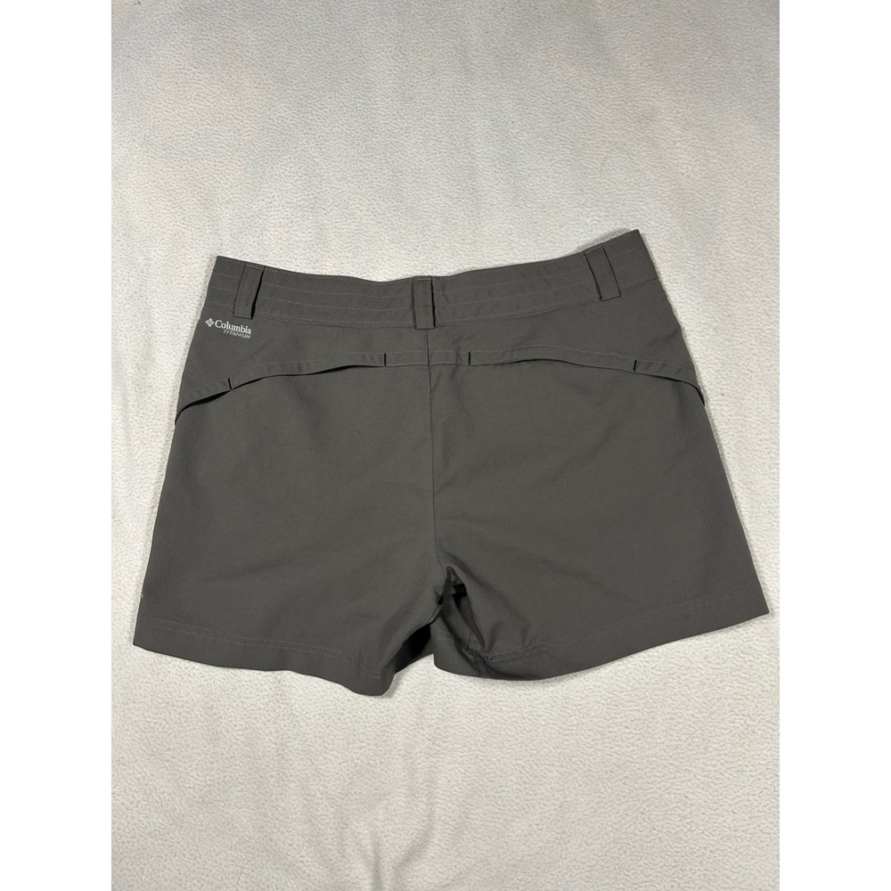 Columbia Titanium Omni-Shade Shorts Womens 12 Grey  Hiking‎ Outdoor 5 Inseam - Picture 4 of 5